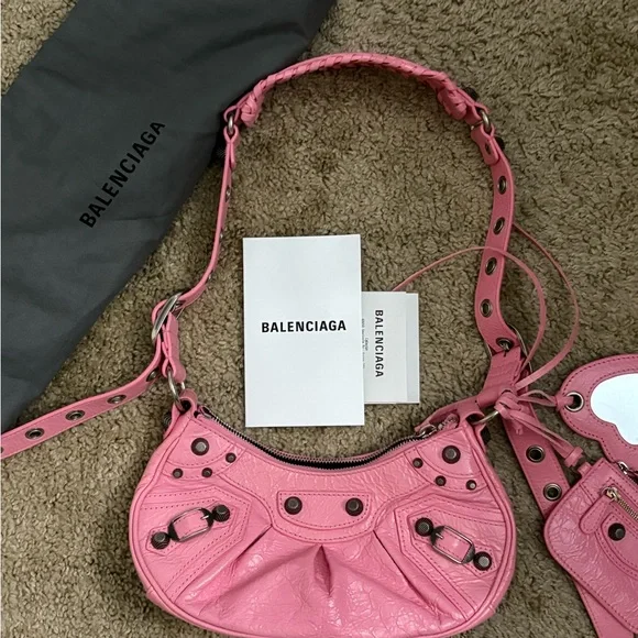 Balenciaga Le Cagole XS Shoulder Bag - Arena Lambskin - Picture 2 of 4